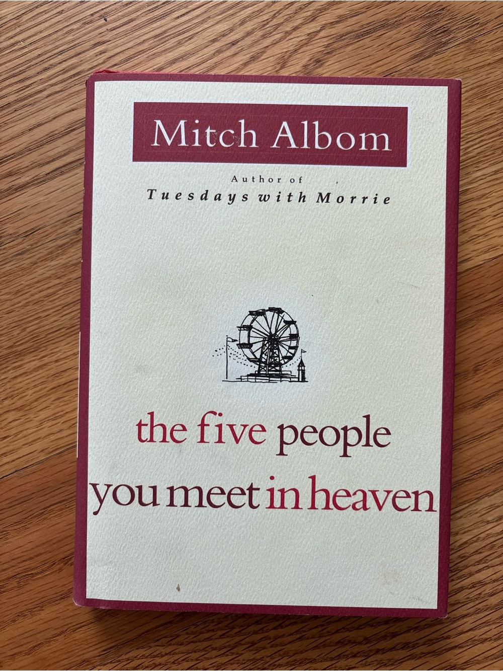 Five People You Meet in Heaven by Mitch Albom (2003, Hardcover)